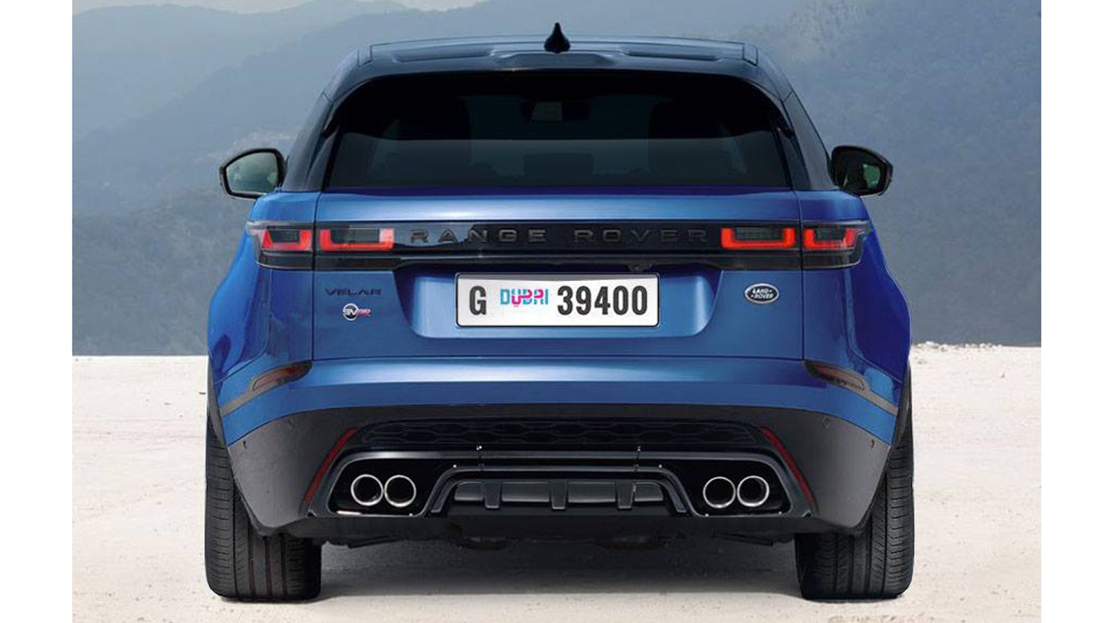 Παίρνοντας ως βάση το Range Rover Sport SVR, το μοντέλο που δημιούργησε η ψηφιακή πένα των σχεδιαστών, έχει περισσότερο μαύρο, έναν πιο σπορ εμπρός πρ